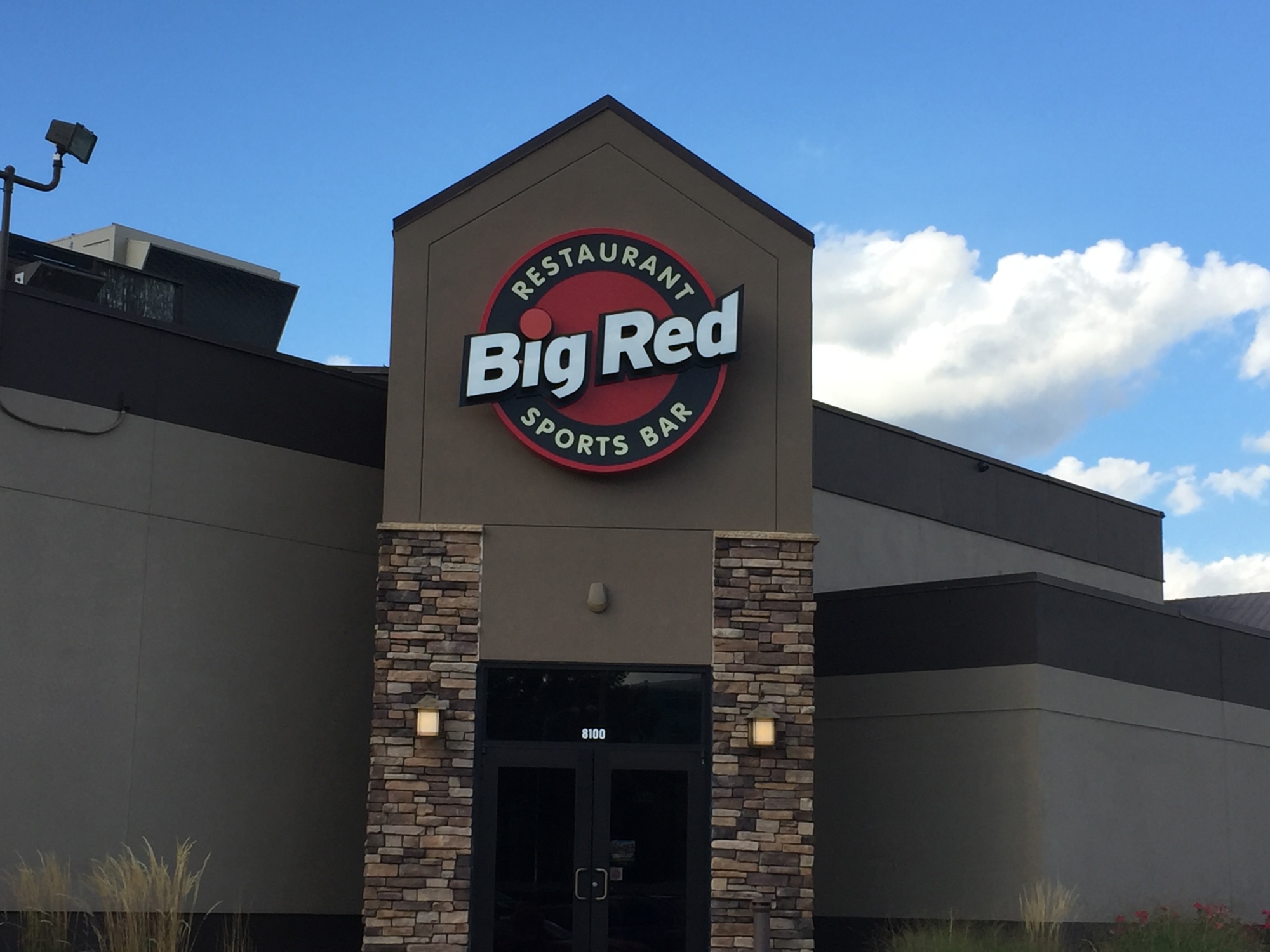 big red sports bar